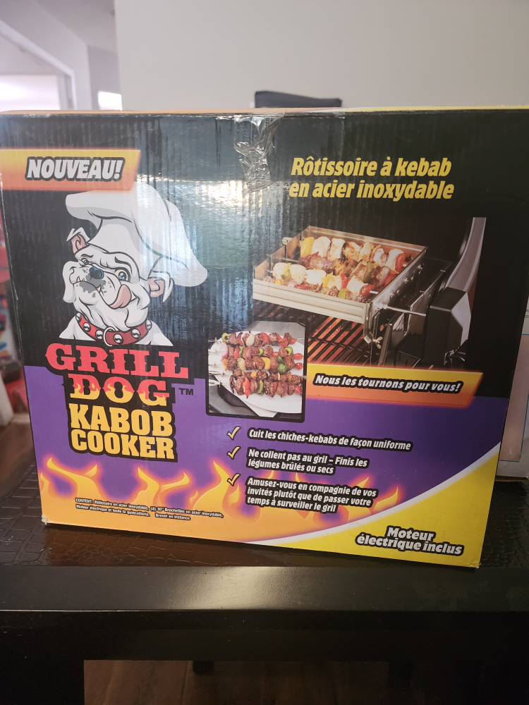 Grill Dog Kabob Cooker - New!