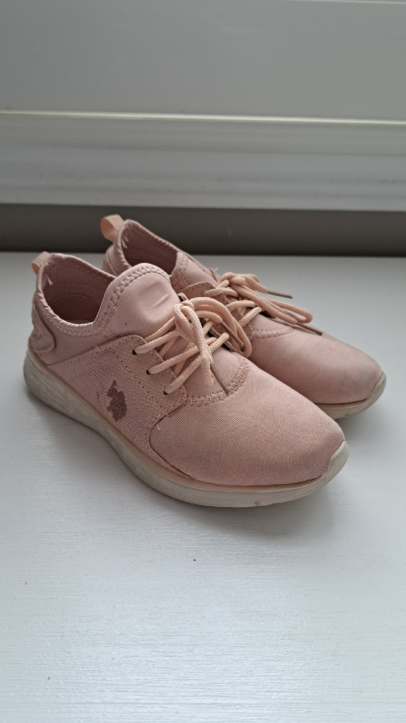 US Polo Assn Pink Sneakers - Size 3 Youth - photo 2