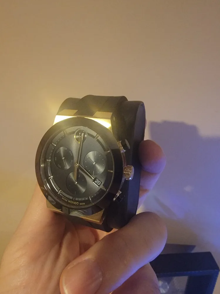 Movado Chronograph Bold Fusion Strap Watch 45mm image indicator(2)