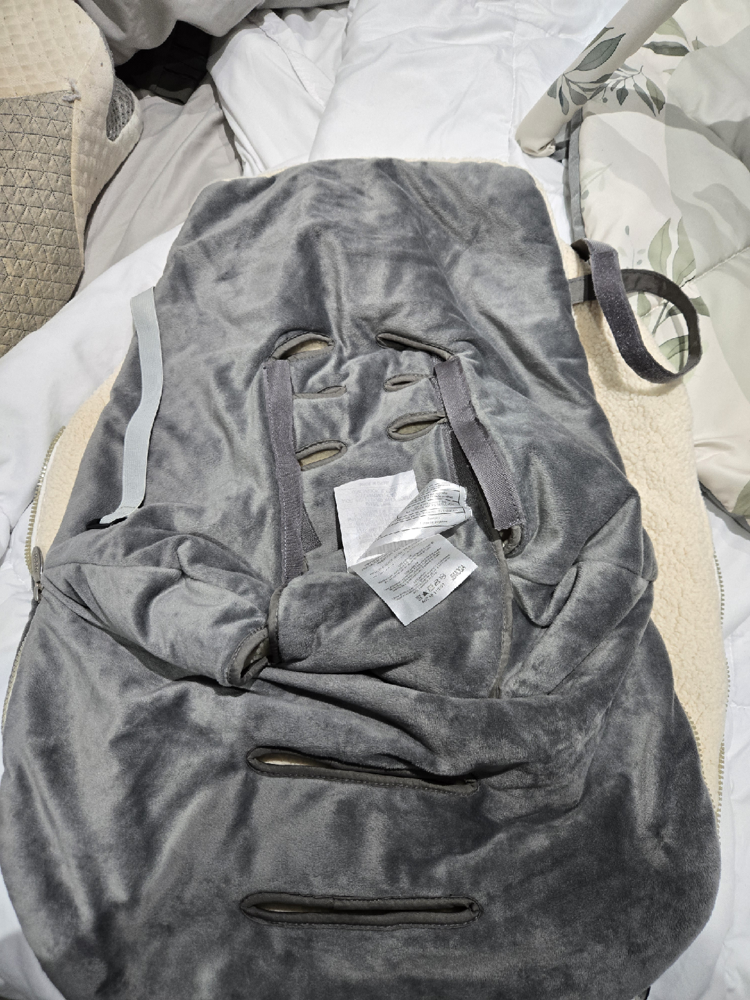 JJ Cole Bundleme Car Seat Cover - Grey - photo 3