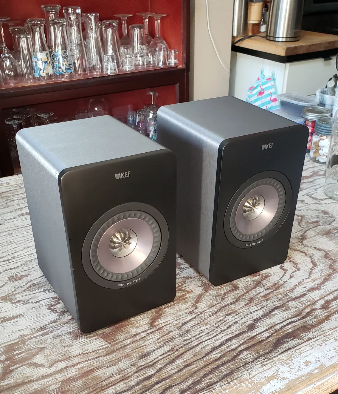 Updated KEF X300A Powered Digital Hi-Fi Speakers w/ Built-in DAC