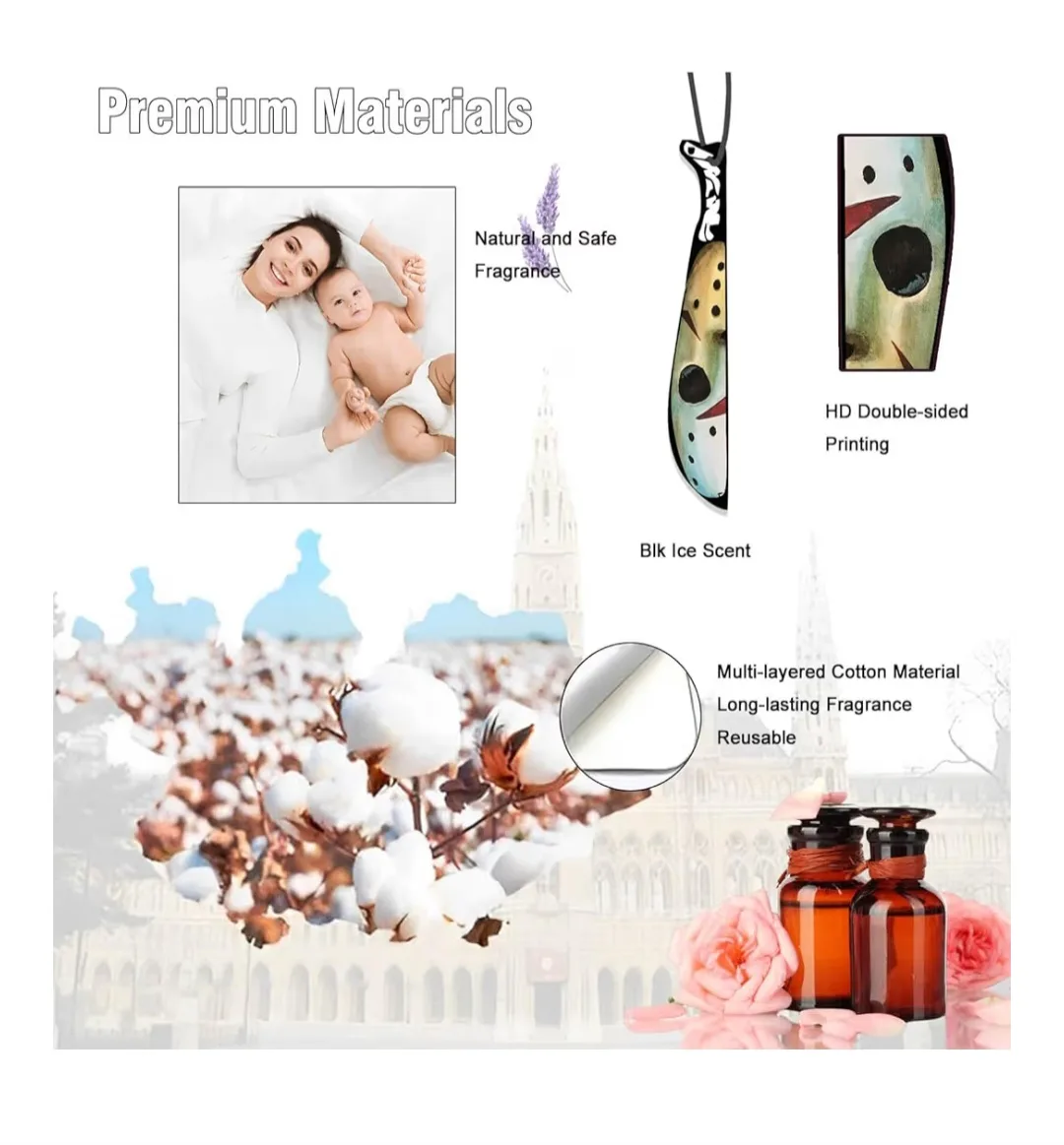 Horror Movie Character Car Air Freshener - 8 PCS image indicator(3)