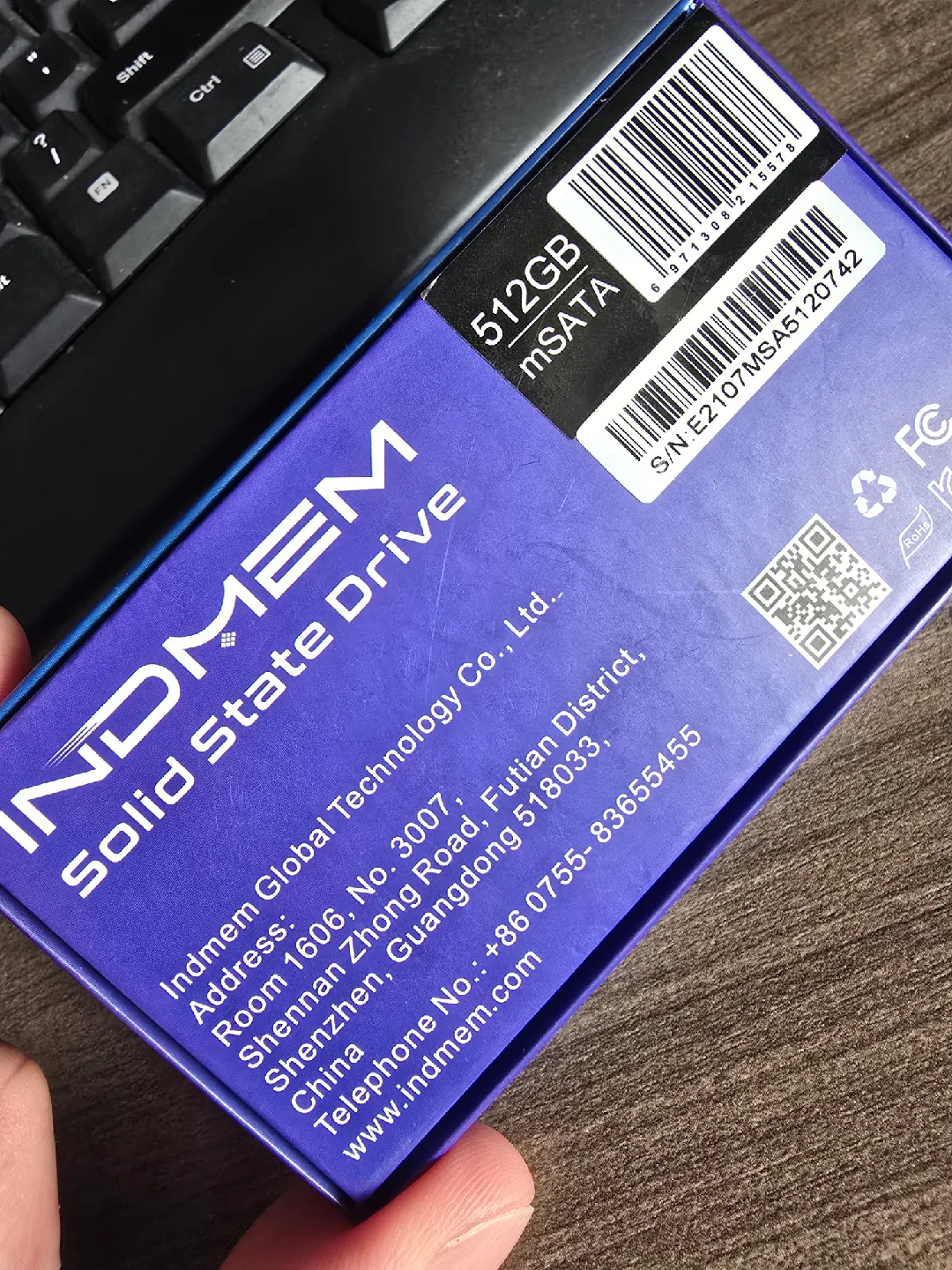 INDMEM 512GB mSATA SSD - New in Box image indicator(3)