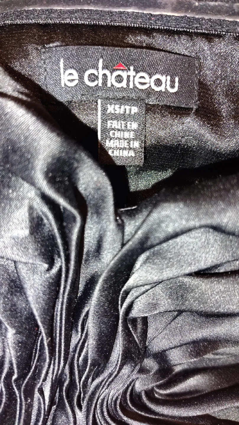 Le Chateau Black Strapless Dress image indicator(2)