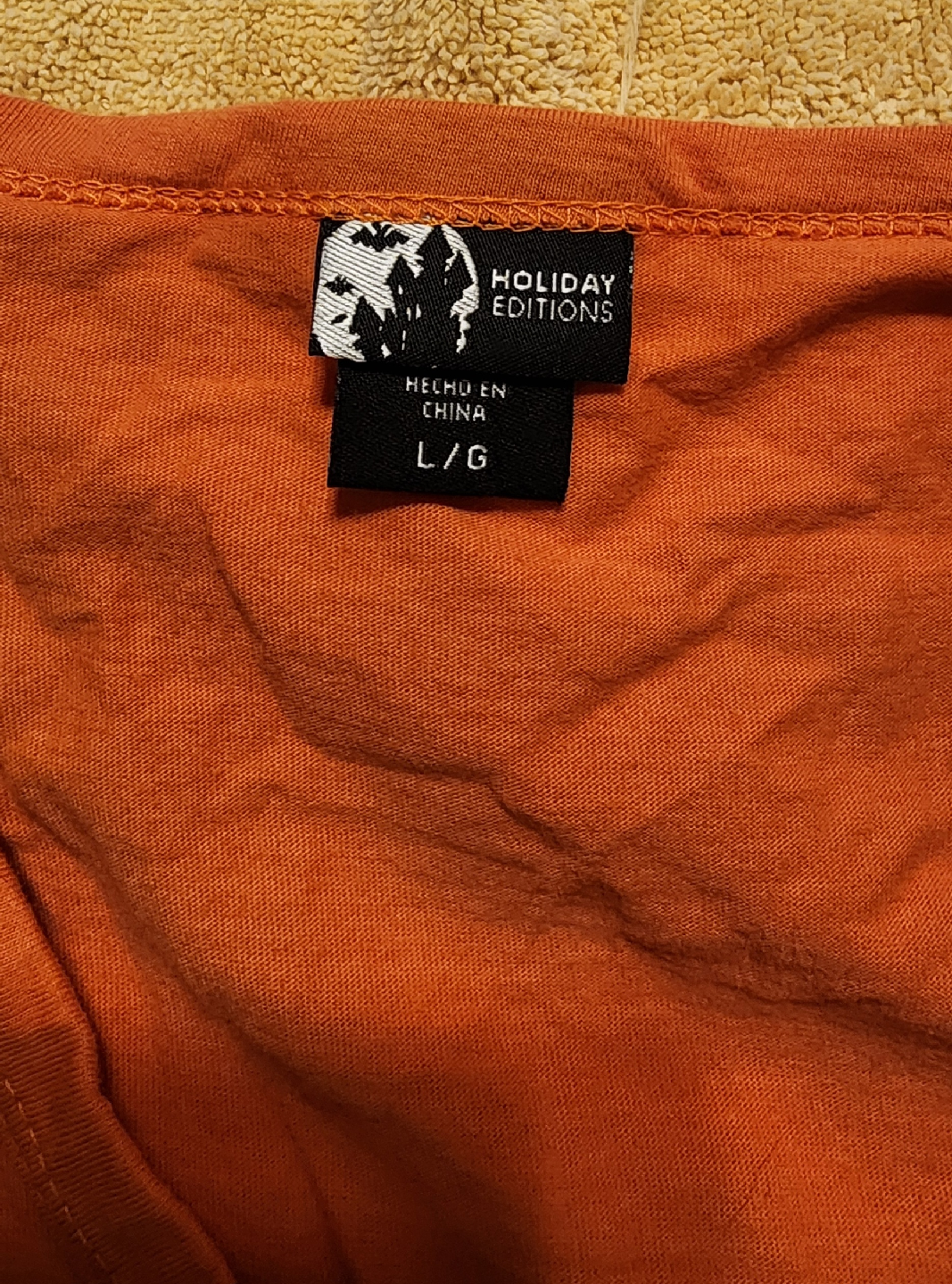 Halloween shirt with 3/4" sleeves - size: large - photo 3
