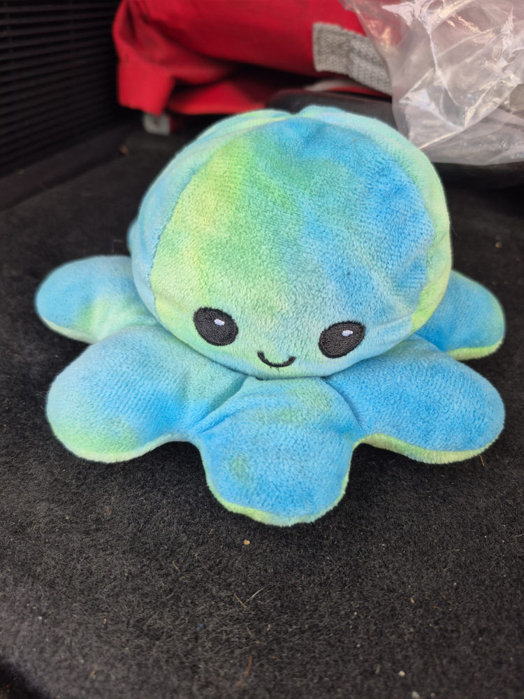 Reversible Octopus Plushie - Blue & Green