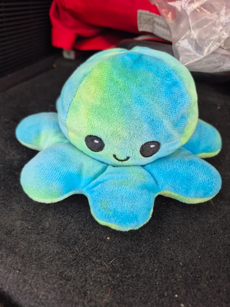Reversible Octopus Plushie - Blue & Green