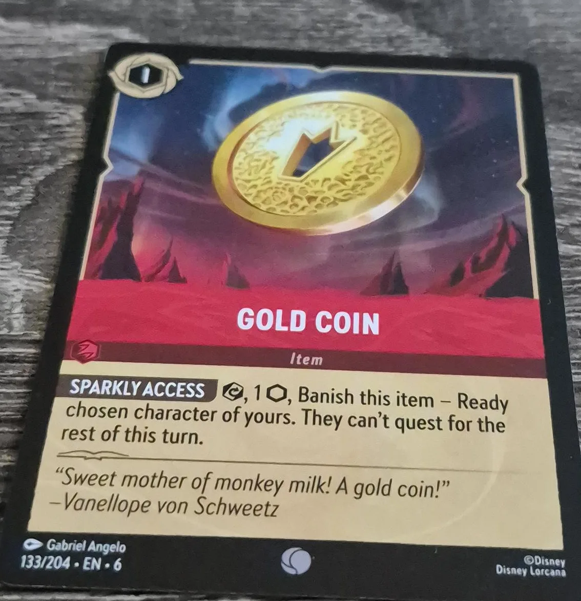 Disney Lorcana TCG Item Cards: Chromicon, Fortisphere, Coin thumbnail