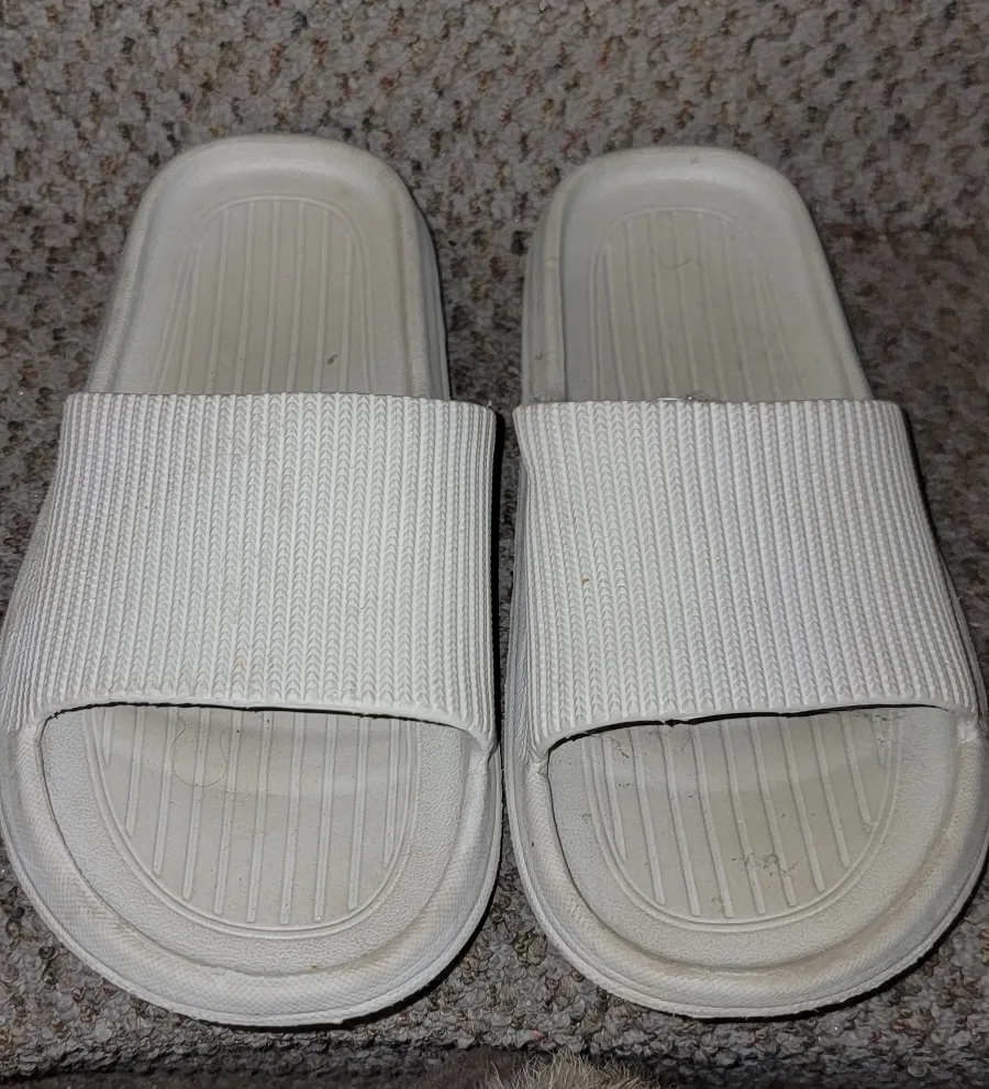 White Slides Sandals thumbnail