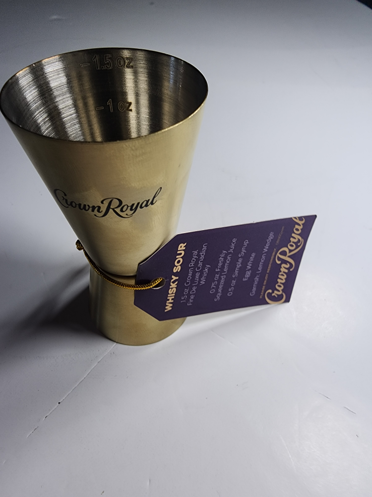 Crown Royal Bonus Cocktail Measuring Jigger