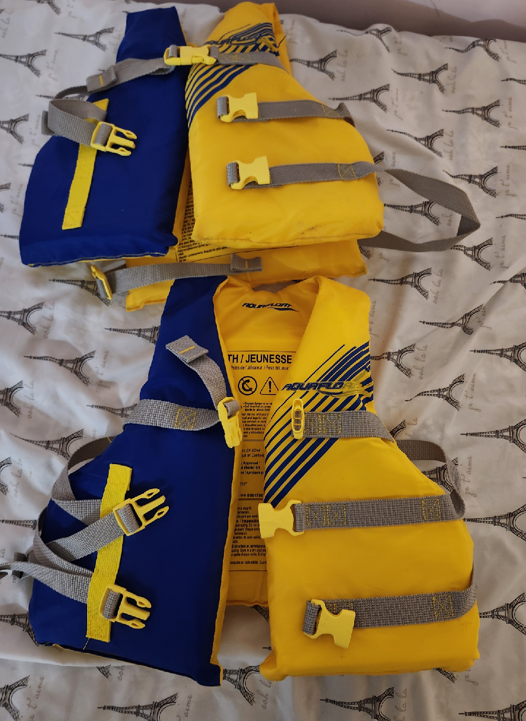Youth Life Jacket - Blue & Yellow