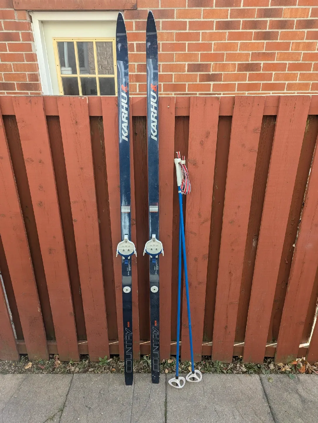 Karhu Cross Country Skis with Poles