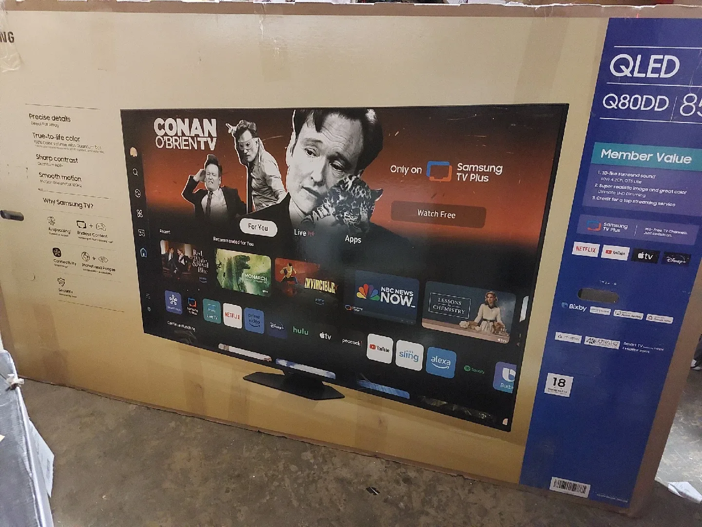 Samsung 85" Q80D QLED 4K TV - Like New! image indicator(6)