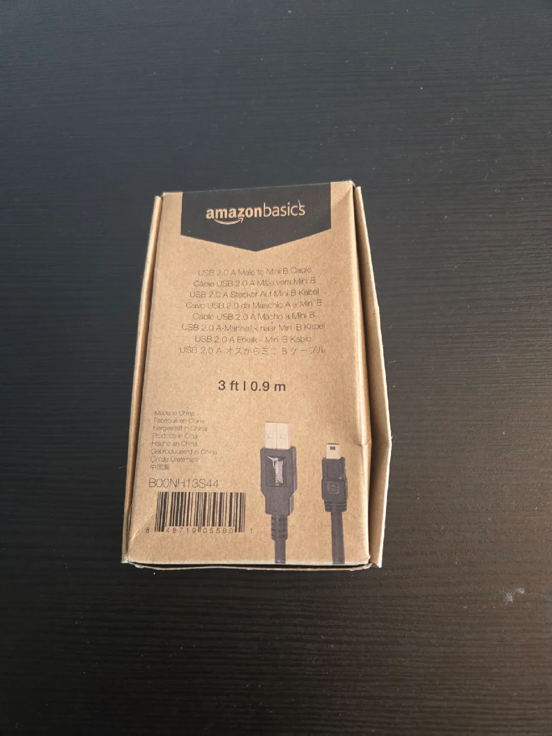 AmazonBasics USB 2.0 A Male to Mini B Cable - 3 ft thumbnail