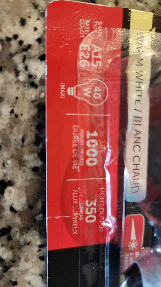 3-Pack A15 40W Light Bulbs - Open - photo 2