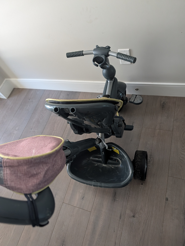smarTrike Grey and Purple Tricycle 🧡 - photo 2