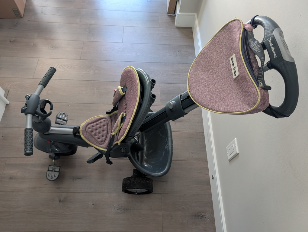smarTrike Grey and Purple Tricycle 🧡 - photo 3