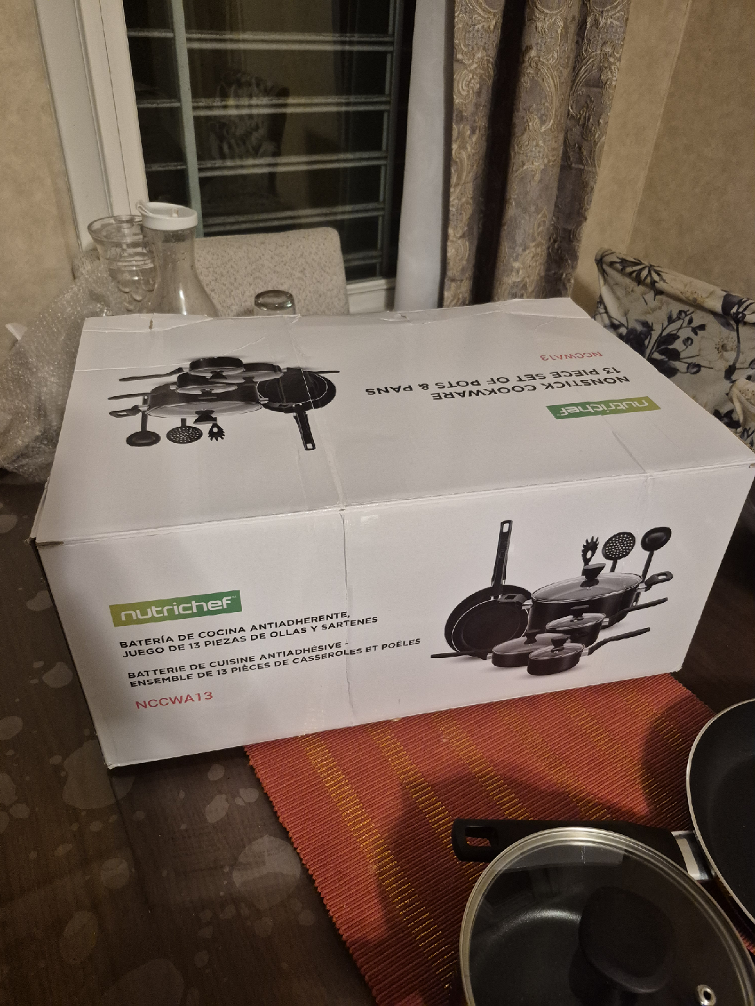 NutriChef 12-Piece Nonstick Cookware Set - New in Box! - photo 2