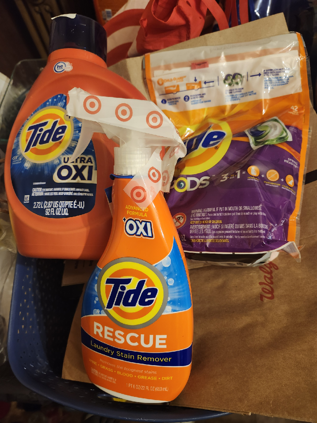 Tide Ultra OXI & Rescue Laundry Stain Remover