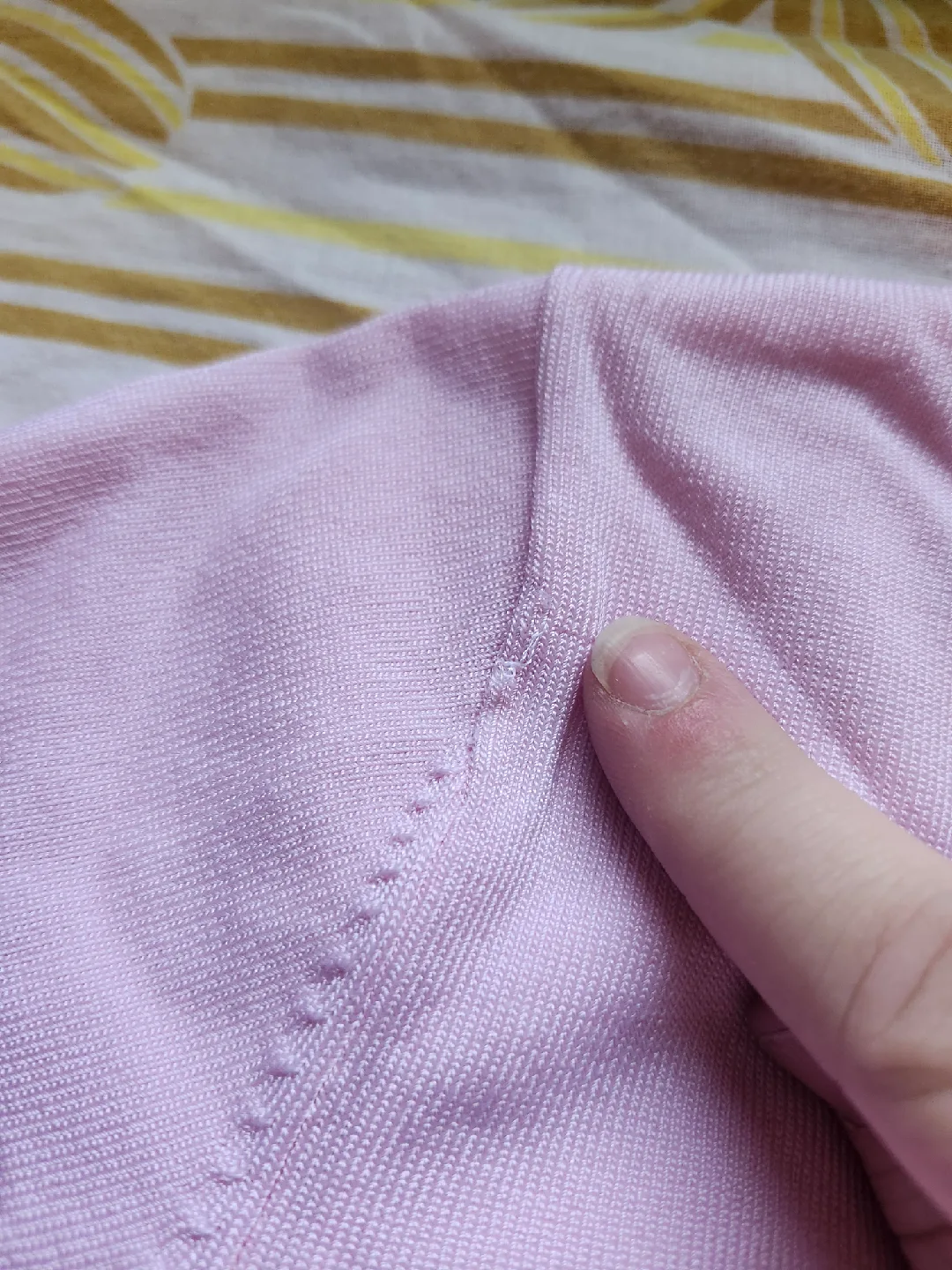 Pink long sleeve balletcore wrap top image indicator(5)