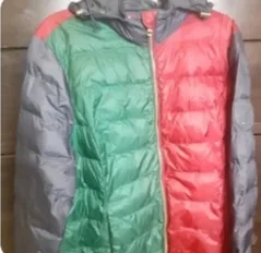 3 Colour Block Puffer Brand Name Jacket thumbnail