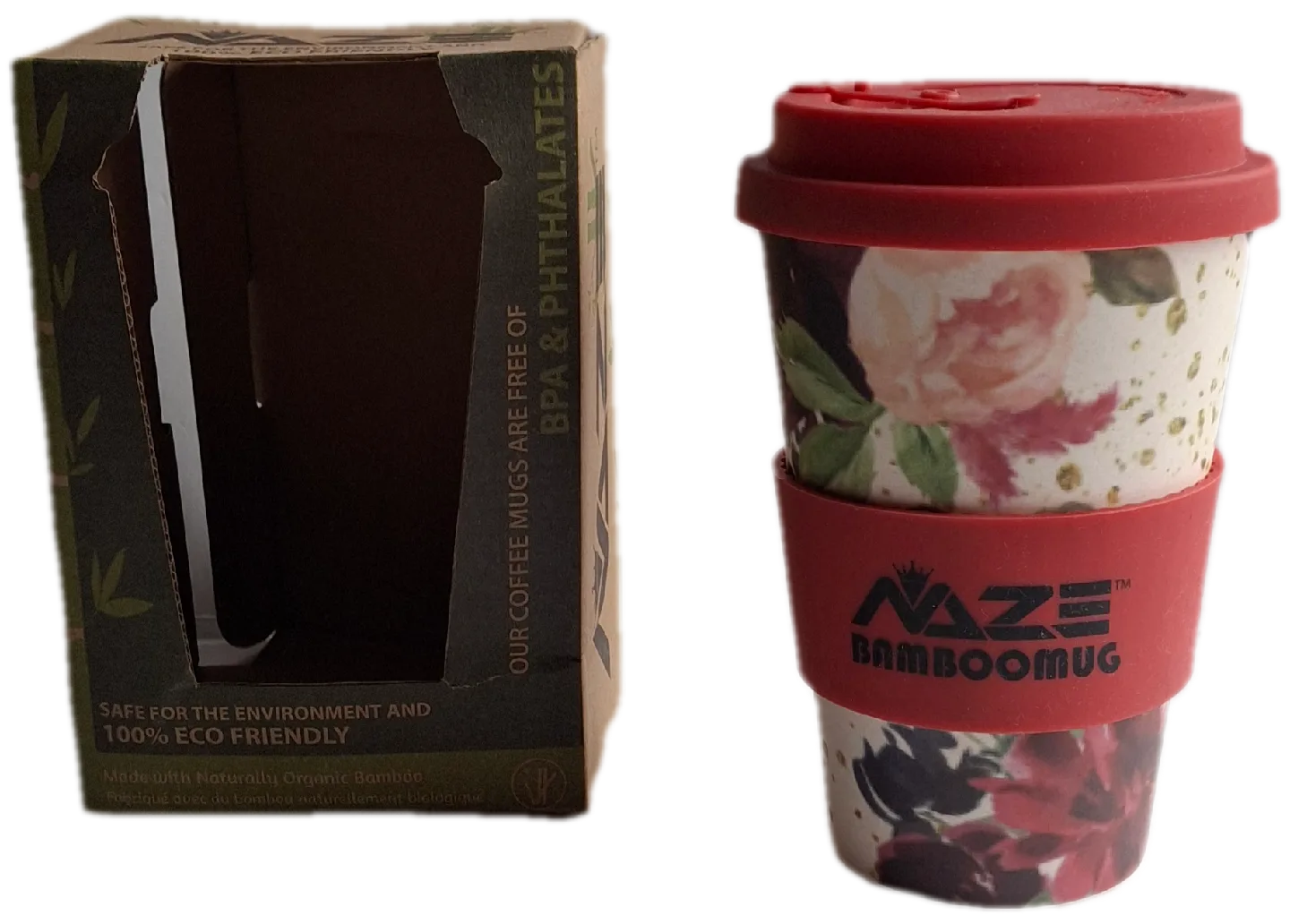 Bamboo  Mugs Rose design image indicator(5)