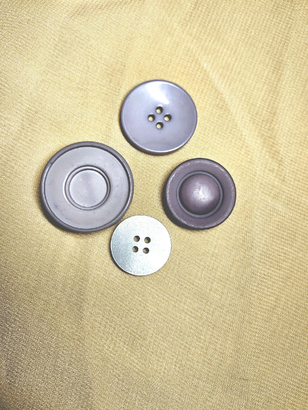 So Plain it's Grey Buttons