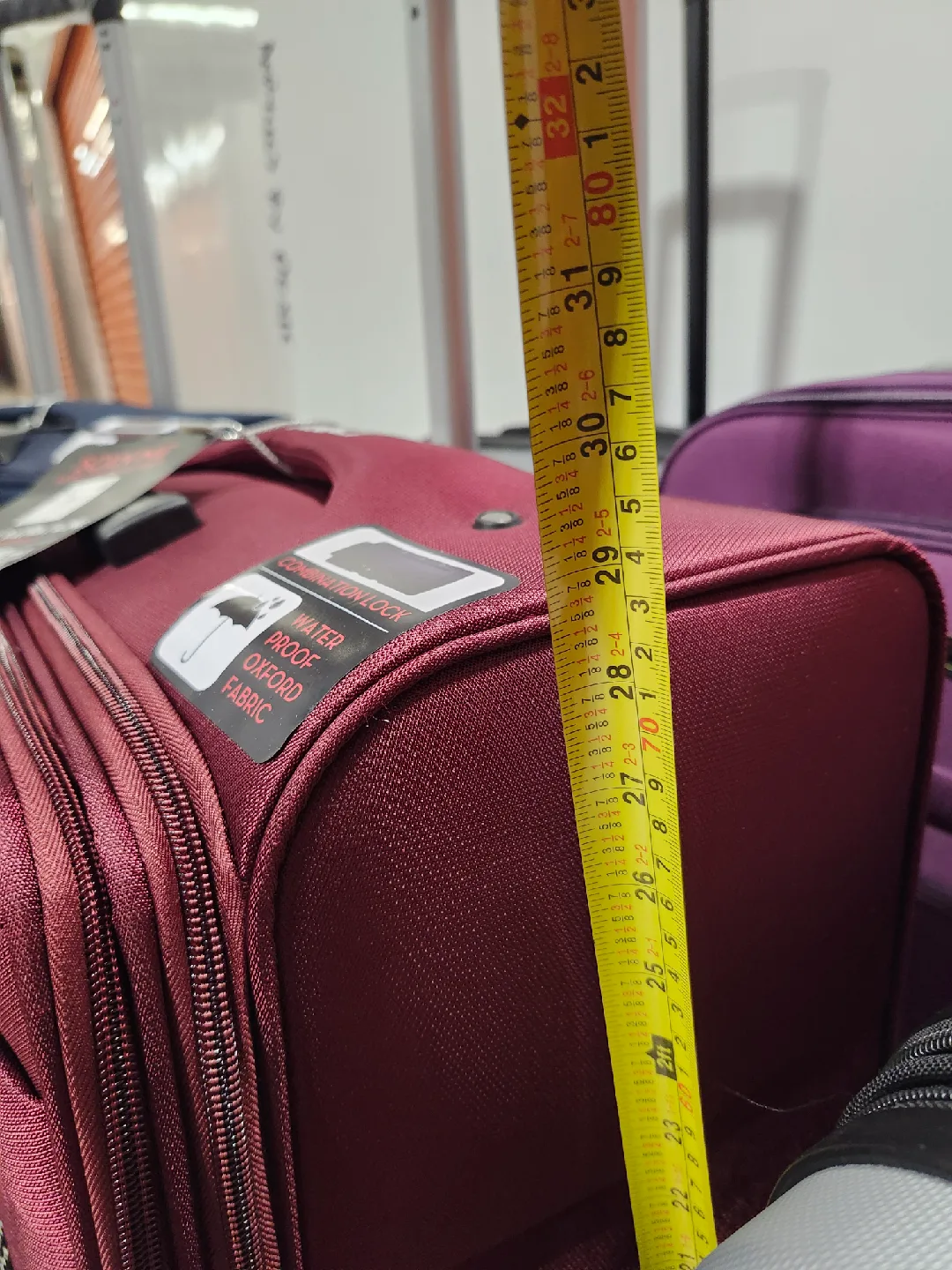 Medium Size 26 Inches Luggage Plastic Fabric Baggage image indicator(6)