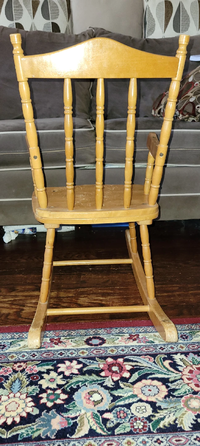 Kids Wooden Rocking Chair - photo 2