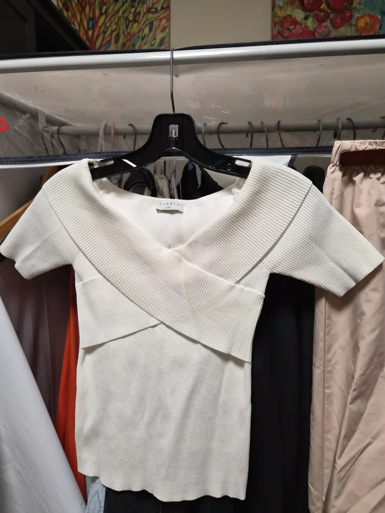 Sandro Knit Top - Size Unknown thumbnail