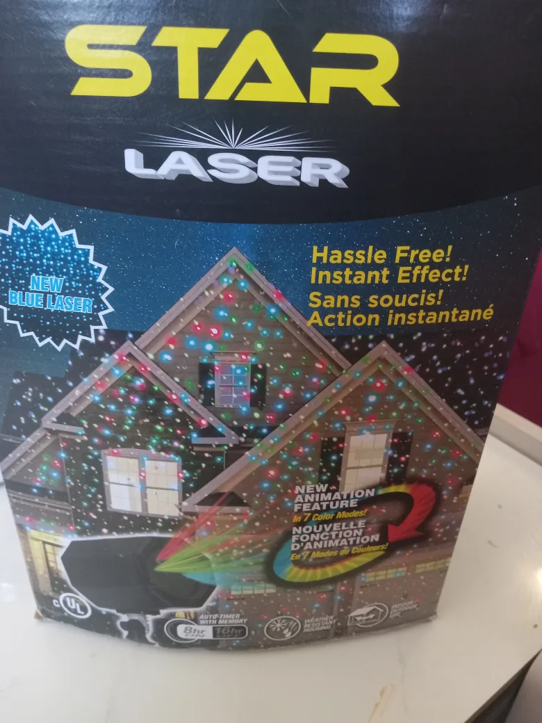 Star Laser Light Projector - 7 Color Modes thumbnail