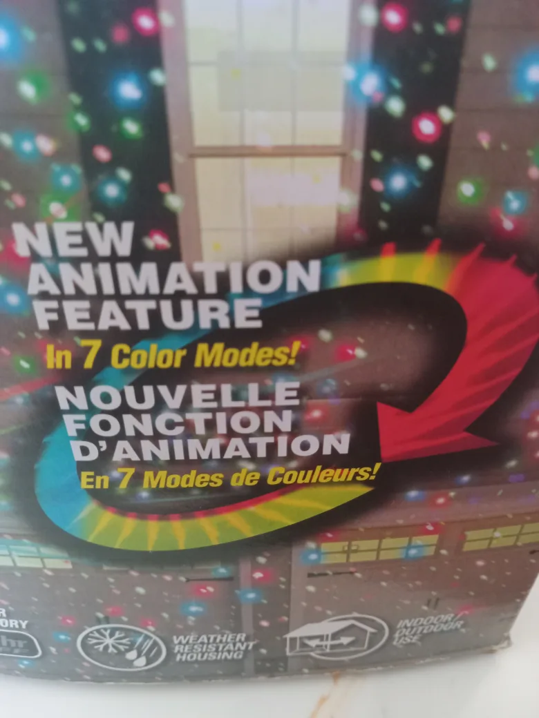 Star Laser Light Projector - 7 Color Modes image indicator(2)