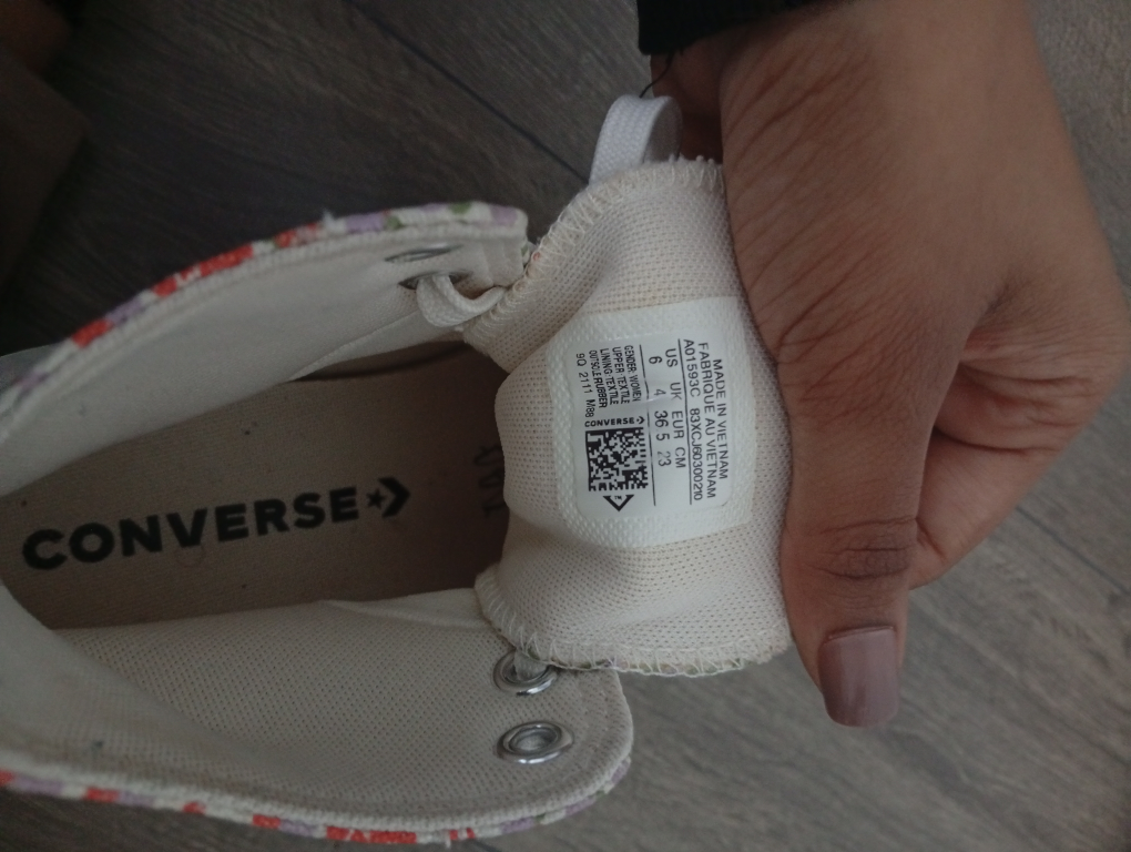 Converse All Star Move Platform Floral High Top - Size 6 - photo 4