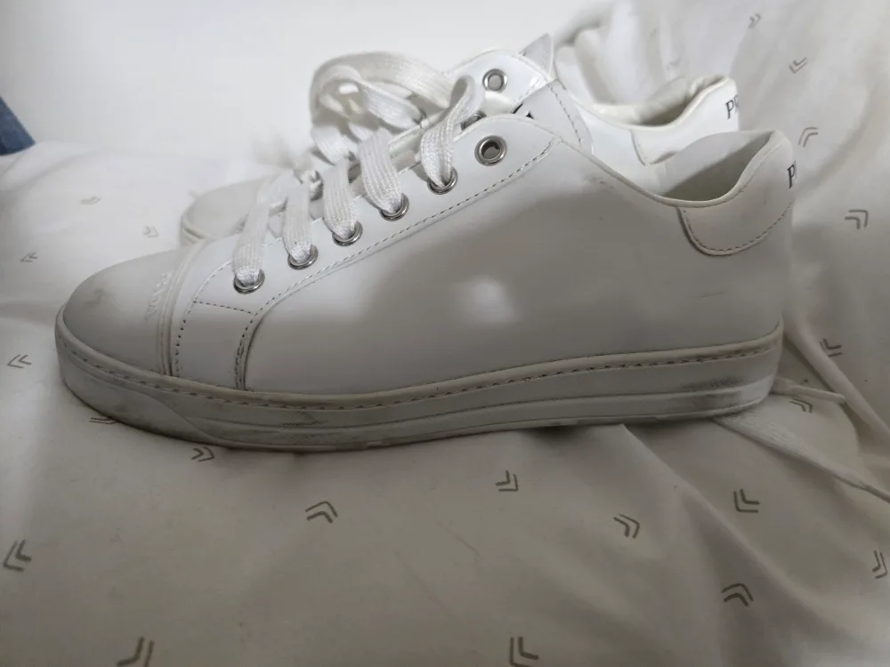 Prada Milano White Sneakers - Size 6 US image indicator(2)