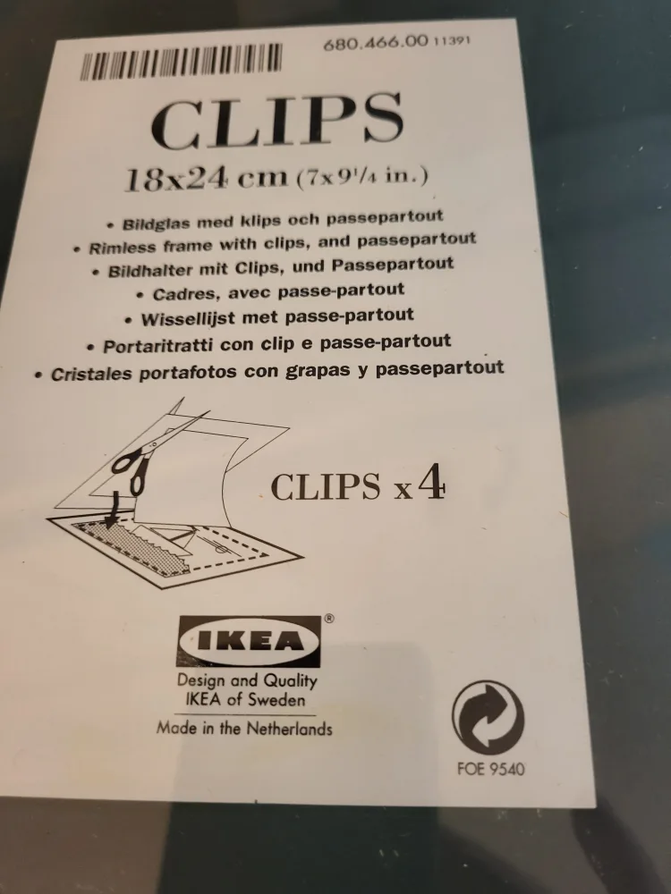 IKEA Clips Frame 18x24cm (7x9 in) image indicator(2)