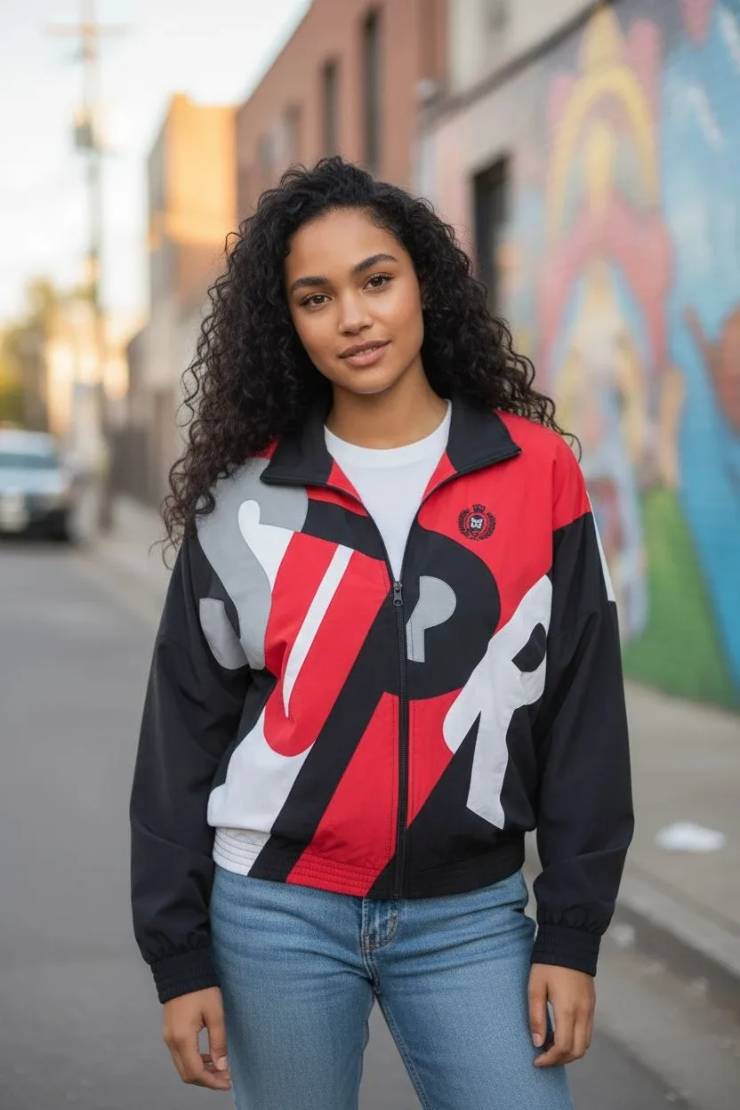 Authentic Unisex Supreme Sportswear Big Letters Jacket image indicator(2)