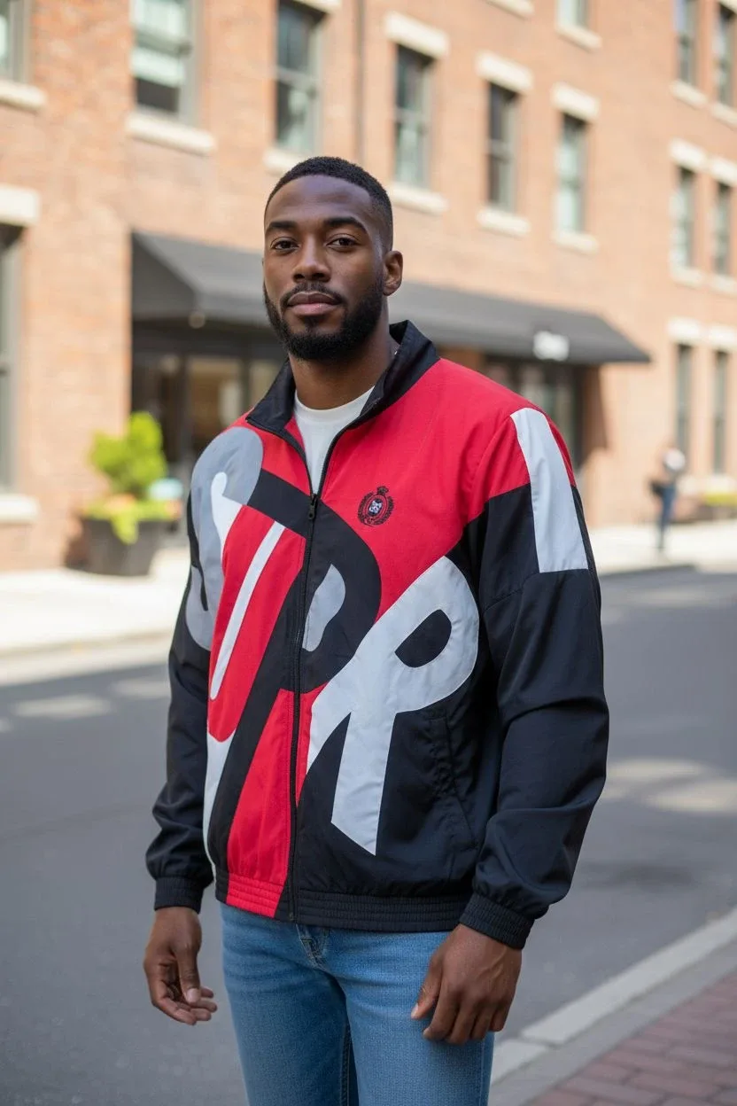 Authentic Unisex Supreme Sportswear Big Letters Jacket image indicator(5)