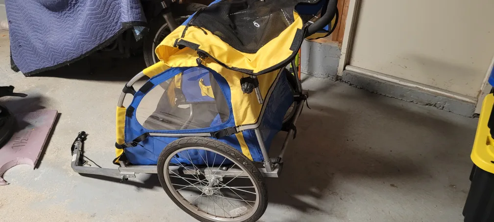 WeeRide Bike Trailer - Yellow & Blue image indicator(3)