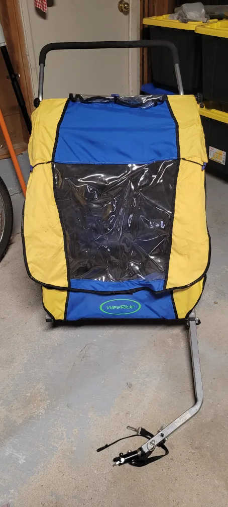 WeeRide Bike Trailer - Yellow & Blue image indicator(4)