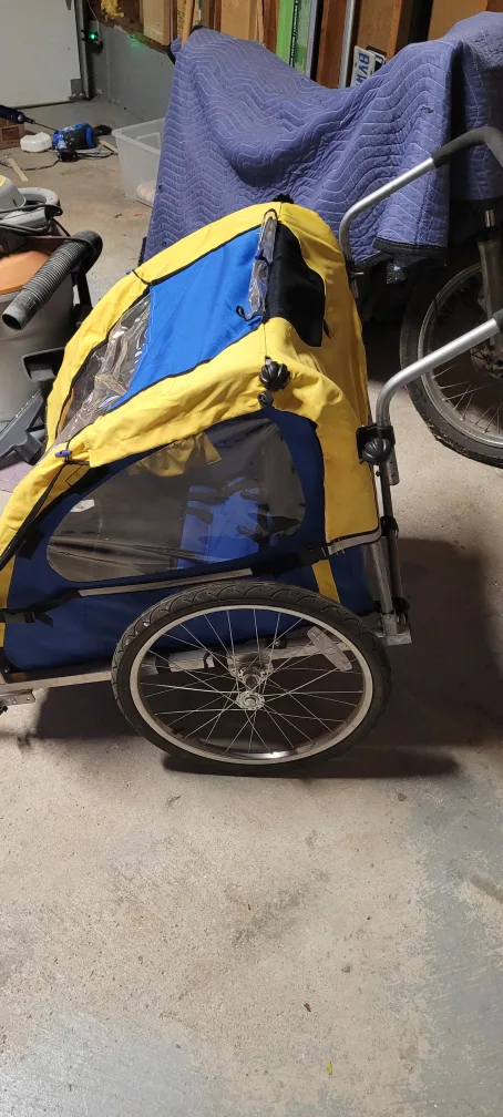WeeRide Bike Trailer - Yellow & Blue image indicator(5)