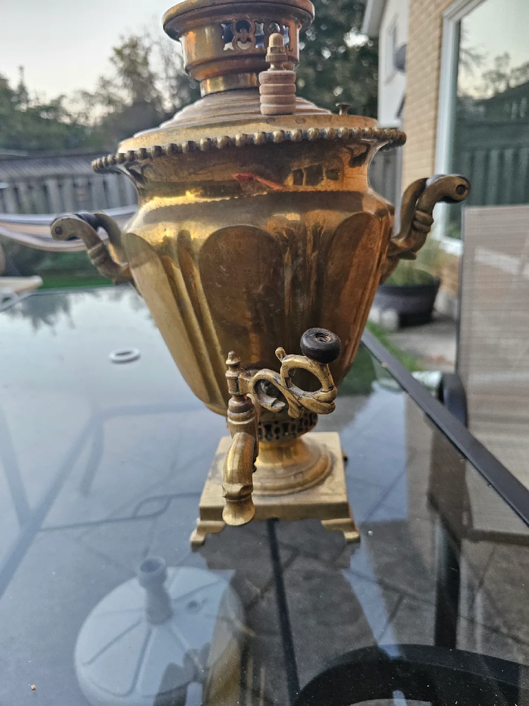Antique Brass Samovar thumbnail
