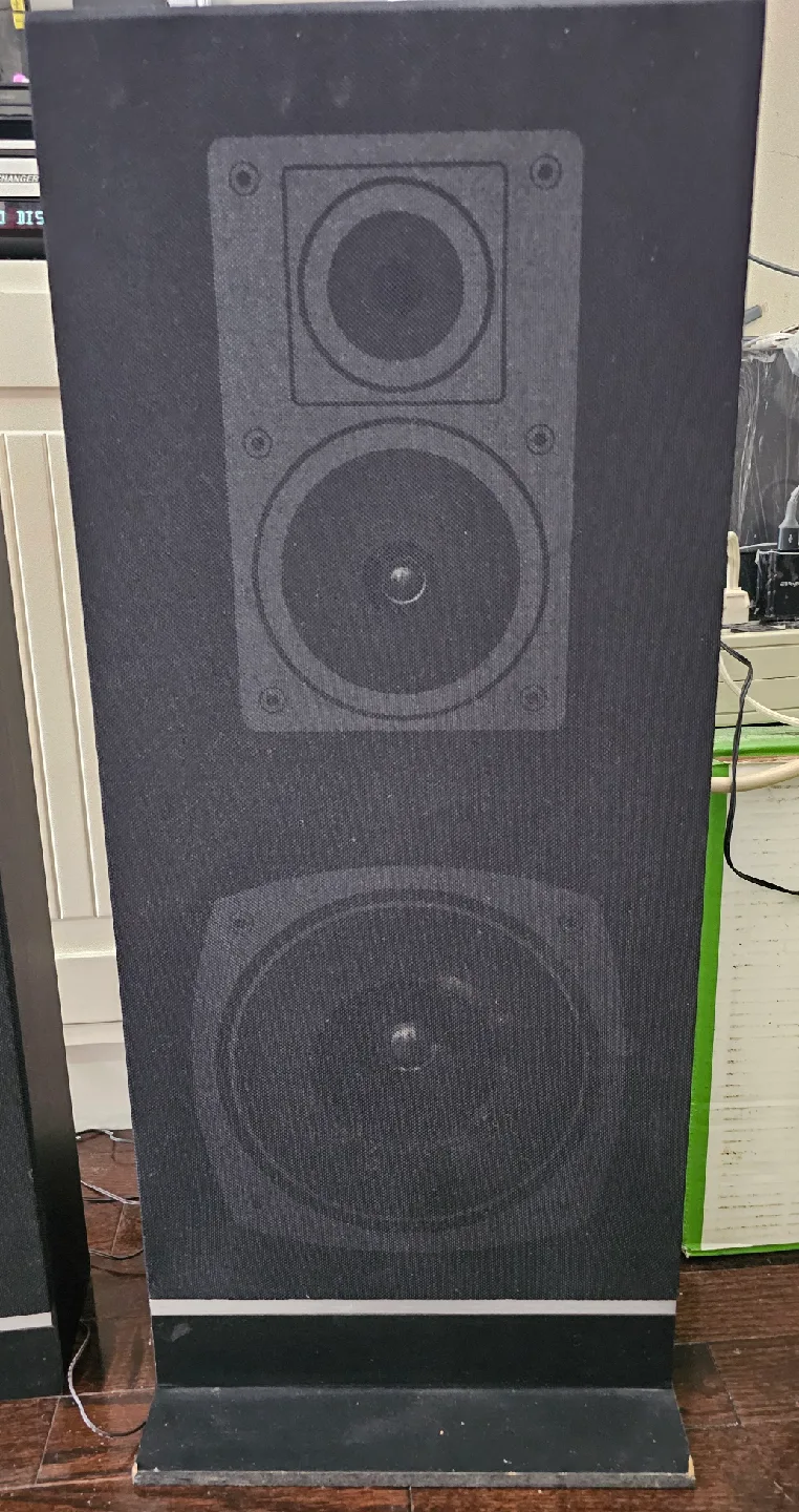 Pair of Black Floor Speakers image indicator(2)