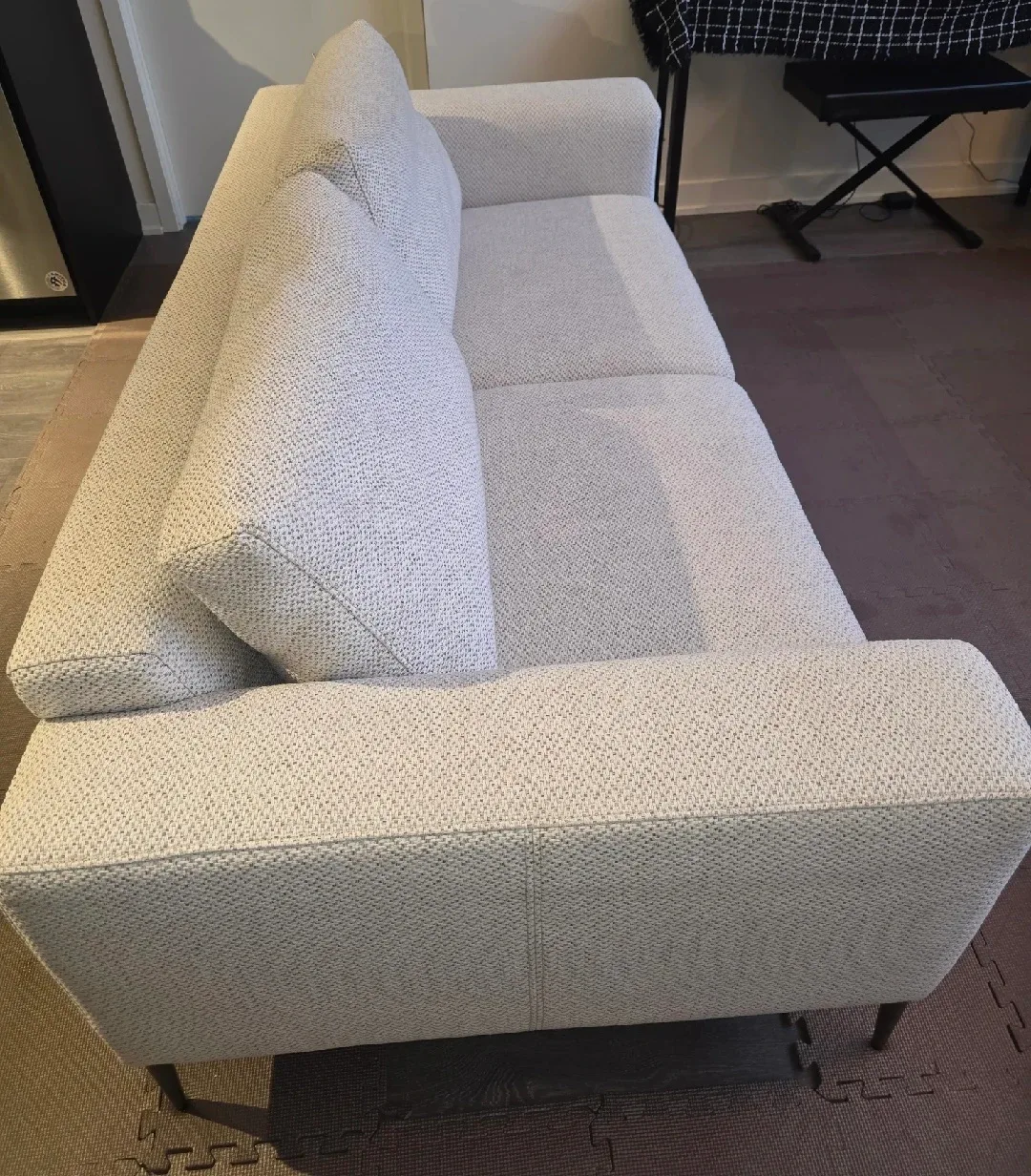 99% NEW! Structube Lounis Beige 3-seater Sofa image indicator(8)