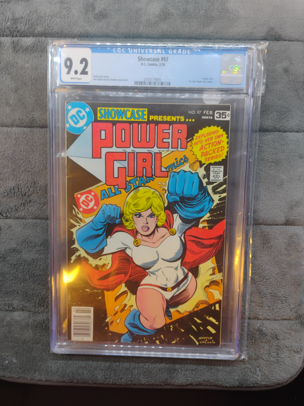 Showcase #97 Power Girl Comic Book - CGC 9.2