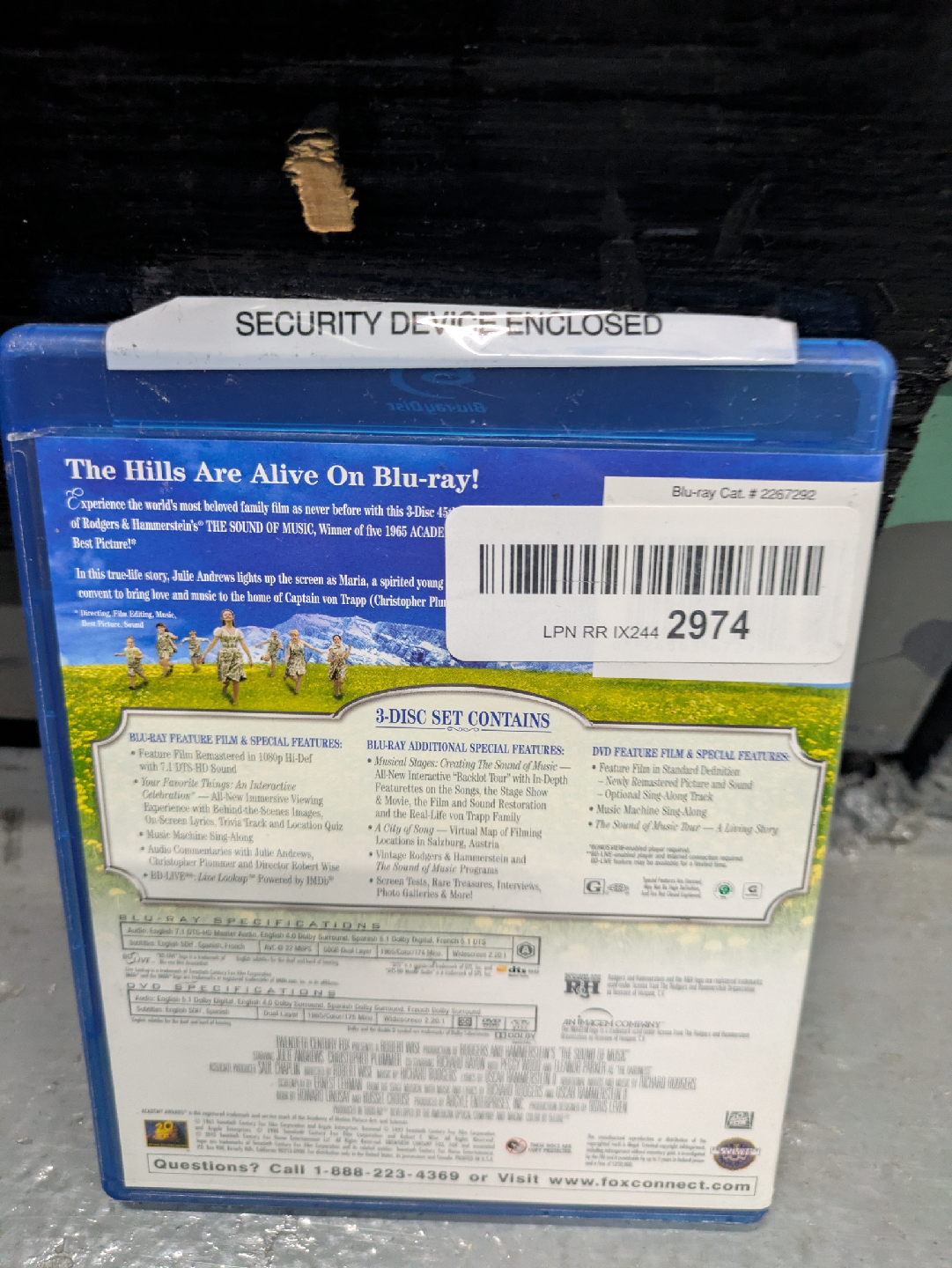 The Sound of Music 3-Disc Blu-ray DVD Set - photo 2