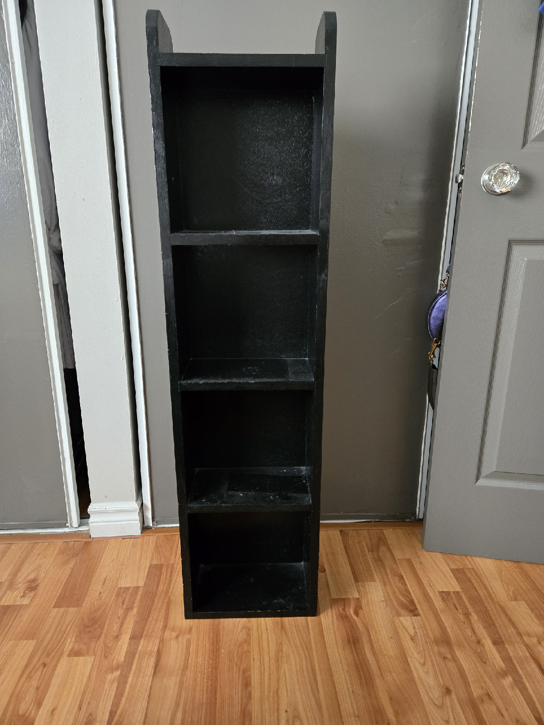 Black Wooden Shelf Unit