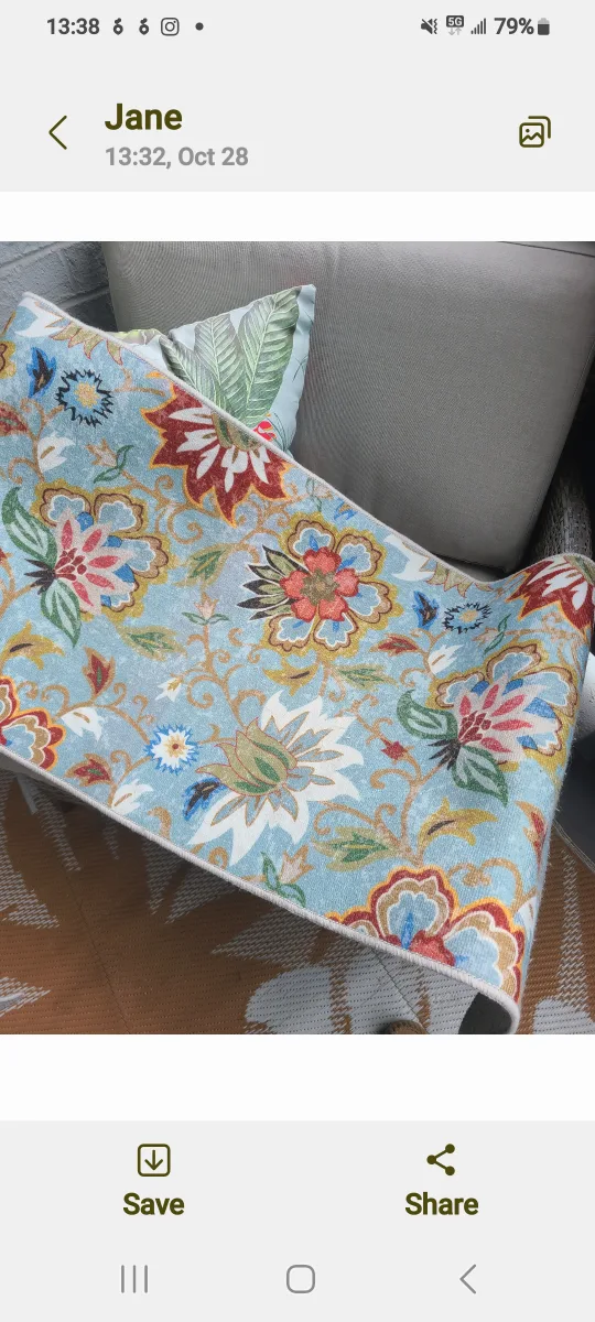 Three floral rugs. image indicator(2)