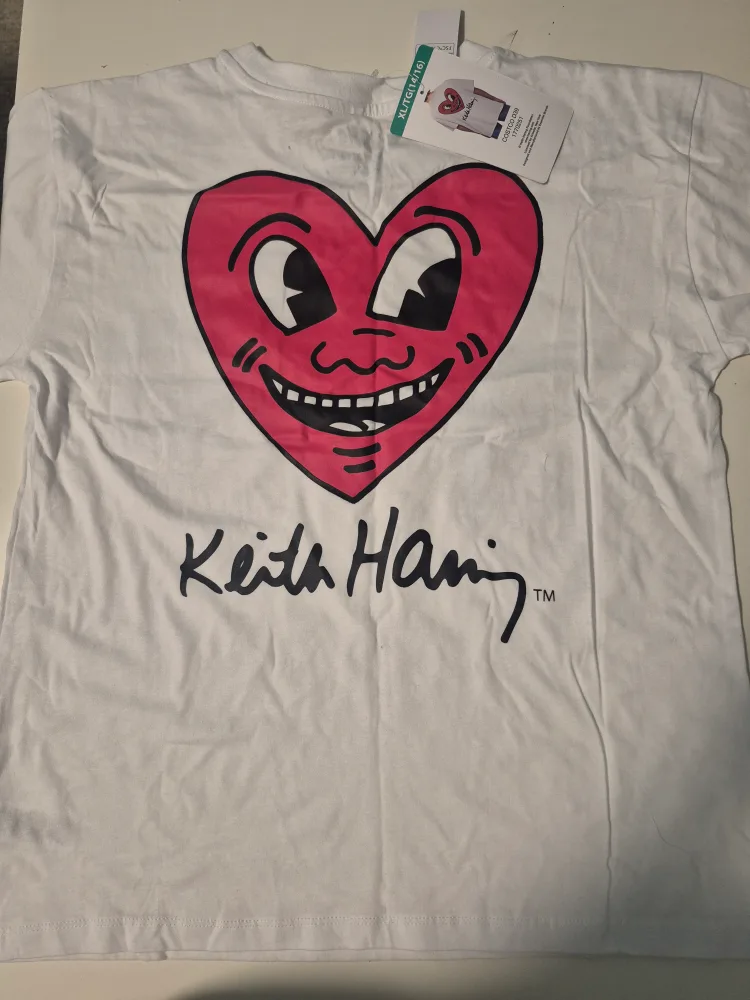 Keith Haring White T-Shirt XL/TG (14/16) NEW image indicator(2)