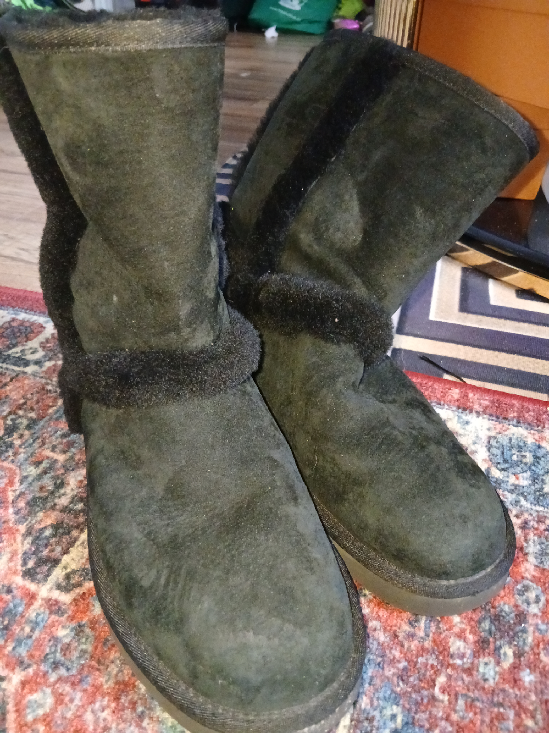 UGG Black Suede Boots - photo 2