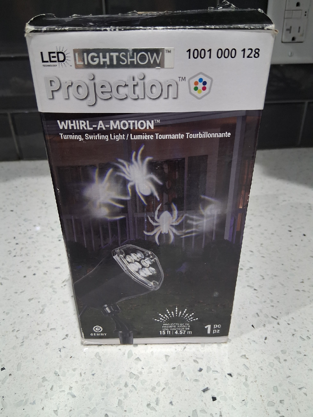 Halloween Spider LED Lightshow whirl motion projection - photo 2
